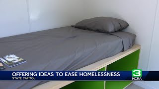 California company shows off new homes to help homeless [upl. by Yerga571]