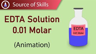 EDTA Solution 001 molar  edta indicator preparation edta solution preparation and standardization [upl. by Nanette]