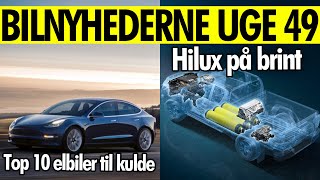 BILNYHEDERNE 10 mest effektive elbiler om vinteren Toyotas nye brintbiler og STOP SÅ Fyn  UGE 49 [upl. by Sad]