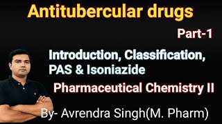 Antitubercular Drugs Part1 Introduction and Classification PAS Isoniazide by Avrendra Singh [upl. by Arednaxela]