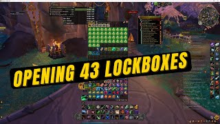 Opening 43 Lockboxes in WOW [upl. by Laroy239]