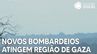 Novos bombardeios atingem a região da Faixa de Gaza [upl. by Quinton]