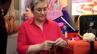 Worlds Fastest Knitter Hazel Tindall [upl. by Nalon]