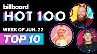 Billboard Hot 100 Top 10 Countdown For June 22 2024  Billboard News [upl. by Janek]