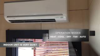 split system air conditioner Installation  currentforcecomau [upl. by Yorgos]