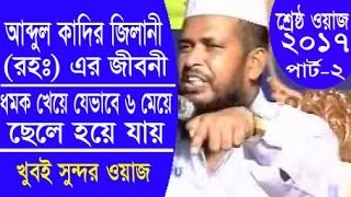 New Waz 2017 Part2 About Abdul Kader Jilani RABy Maulana Tofazzol HossainReact [upl. by Ennovad]