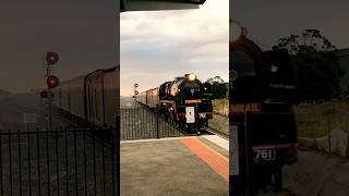 R761 Racing past Caroline Springs train steamlocomotive trainspoting r761 [upl. by Esirahs295]