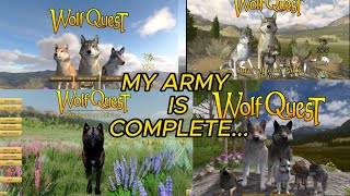 Every Playable WolfQuest Version [upl. by Eenhat]