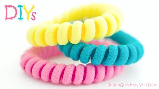 10 DIY Projects With Spiral Hair Bands – Spiral Hair Tie Lifehacks and DoItYourself Ideas [upl. by Ellenej]