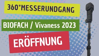 BIOFACH  VIVANESS 2023 Eröffnung  360° Rundgang durch den Festsaal [upl. by Tekcirk]