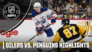 🚨 DOMINATION 🚨 Edmonton Oilers vs Pittsburgh Penguins  Full Game Highlights [upl. by Richlad]