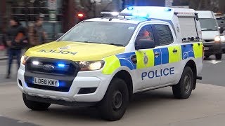 Ford Ranger Emergency Intervention Unit Responding  British Transport Police [upl. by Nerin]