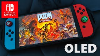 Doom Eternal  Nintendo Switch OLED Handheld Gameplay [upl. by Jackelyn422]