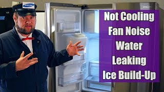 Samsung Refrigerator Problems  Solving the Leaking Noisy Icing and No Cooling Issues in One Fix [upl. by Amuh]