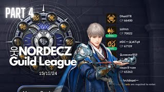 못NORDECZ vs 어두운Council  Guild League Part4  Dosa  Black Desert Mobile [upl. by Winshell560]