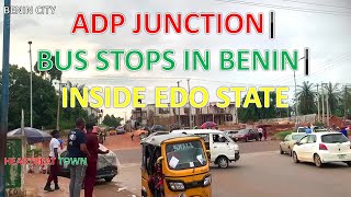 ADP junction  Bus stops in Benin  Inside Edo state [upl. by Aveer]