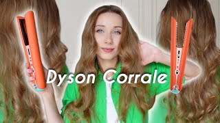 DYSON CORRALE STRAIGHTENER REVIEW  How To Curl Your Hair With A Straightener EASIEST TUTORIAL [upl. by Eednarb462]