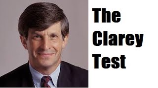 The Clarey Test on Allan Lichtman [upl. by Aitsirt429]