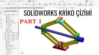 SolidWorks Kriko Tasarımı [upl. by Nairad]