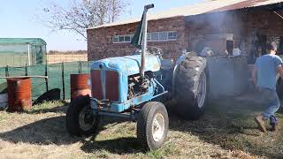 Vintage Fordson tractor cold start [upl. by Euphemiah]