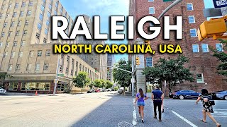 North Carolina Driving Tour USA Downtown Raleigh  4K [upl. by Christiano]