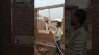 Brick wall ki tarai 👍👍👍 brickwall bricklaying brickwork brick bricks [upl. by Bonns]