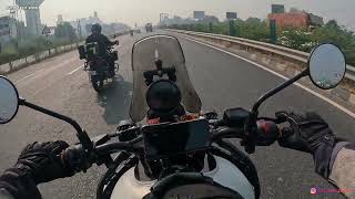 Sunday Ride l Himalayan boys l Royal Enfield Himalayan 450 l open highway roads l morning ride [upl. by Yenalem254]