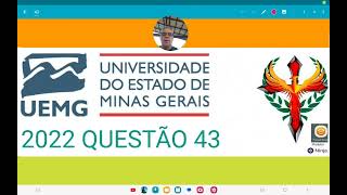 UEMG 2022 questão 43 Existem dois números de cinco algarismos distintos que satisfazem às seguintes [upl. by Ahsrop]