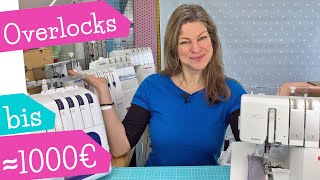 Die besten Overlock Maschinen bis um die 1000€  Overlock Test Overlock Review  mommymade [upl. by Manvell517]