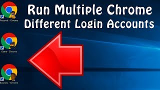 How To Run Multiple Google Chrome For Multiple Different Login Accounts on Laptop  Computer  PC [upl. by Ormand]