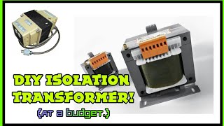 IE22 My crude DIY isolation transformer setup  theory [upl. by Aronos59]