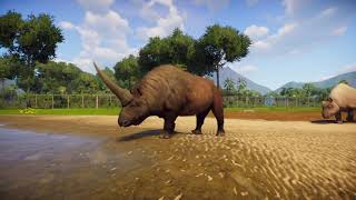 Prehistoric Kingdom  Elasmotherium sounds [upl. by Cath]