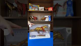 🌟 Unboxing the Secretariat 50th Anniversary Triple Crown Winner Gold Breyer Horse [upl. by June]