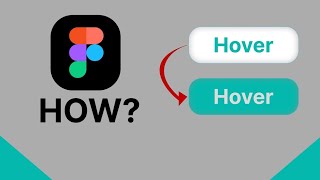 Create a Button With a HOVER Functionality in Figma Tutorial figma figmatutorial uiuxdesigner [upl. by Allyce]
