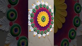 Diwali easy rangoli designs 😊🪔💫🎀  Diwali rangoli designs  diwali rangoli diwalispecial shorts [upl. by Tem]