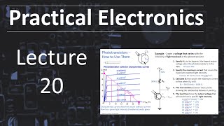 Practical Electronics  Lecture 20 Fall 2024 [upl. by Labaw]