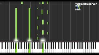 How to play  Tiziano Ferro quotNon me lo so spiegarequot Tutorial Piano [upl. by Erimahs56]