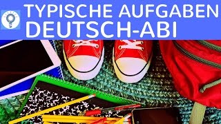 Typische Aufgabenarten in Deutsch Oberstufe amp Abitur  was im DeutschAbi dran kommen kann [upl. by Kragh]