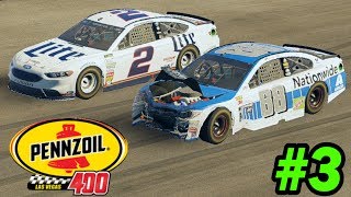 MASTER vs APPRENTICE Las Vegas NASCAR Heat 2 Cup Series 336 [upl. by Alisen]