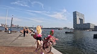 Amsterdam Boat Dock Swimming  Het Eikenhout  Amsterdam On The Map [upl. by Loring]