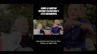 La libertad es conciencia de necesidad Antonio Escohotado y Coto Matamoros charlando en Ibiza [upl. by Nisa]