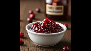 GRAND MARNIER CRANBERRY SAUCE [upl. by Aikahs704]