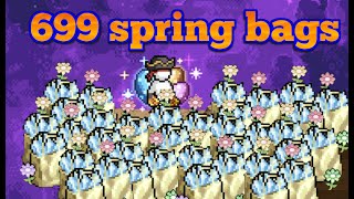 idleon 699 Spring Bags Opening [upl. by Annaiel]