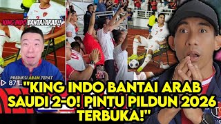 COME BACK IS REAL GILA INDONESIA SAUDI ARABIA TEAM PIALA DUNIA PUN DIBANTAI🇲🇾Reaction [upl. by Enomys965]