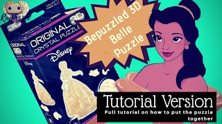 Bepuzzled 3D Crystal Puzzle Belle Tutorial Version [upl. by Nav38]