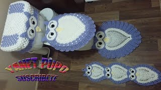 PASO A PASO PARA TEJER JUEGO DE BANO A CROCHET PARTE 5 [upl. by Myranda]