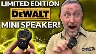 DeWalt Jobsite Pro Wearable Speaker Review  LIMITED EDITION [upl. by Dympha]