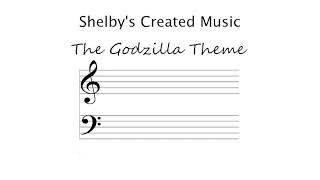 Shelbys Created music The Godzilla Theme Piano [upl. by Ursal721]