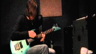 Robby Lochner warming up Shred Guitar in the Studio [upl. by Ydor]