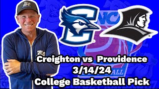 Creighton vs Providence 31424 Free College Basketball Picks and Predictions  NCAAB Pick [upl. by Ing]